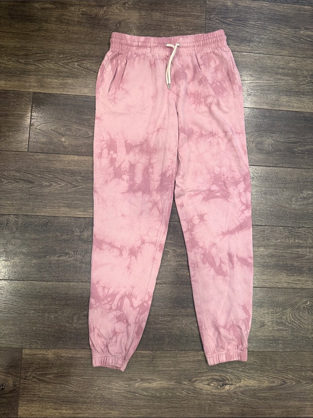 GAP Pink Tie-Dye Jogger Sweatpants